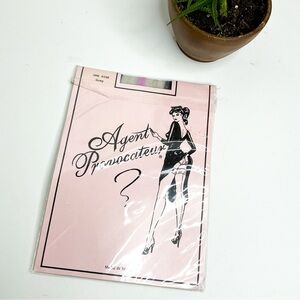 Agent Provocateur Over-the-Knee Stockings | Grey & Pink Stripe | One Size